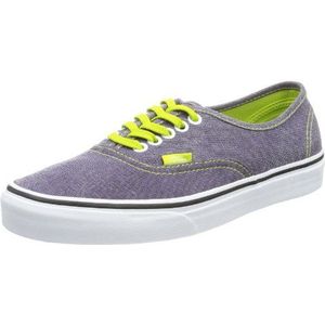 Vans U Authentic VTSV8WX Sneakers voor volwassenen, uniseks, Violet Washed Purple Lime, 38.5 EU