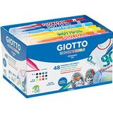 Giotto 4947 00 Decor viltstiften, kleurpotloden voor canvas 48 stuks,