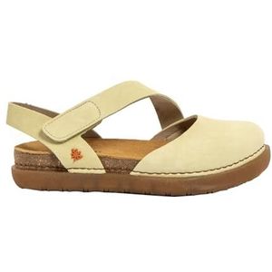 Art 1712 Rhodes, platte damessandalen, limoen, maat 36, Bestand., 36 EU