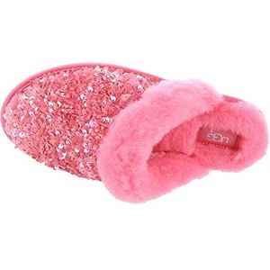 UGG Women's Scuffette ll Chunky Sequin Sllpper, Pink Jasmine, 8 UK