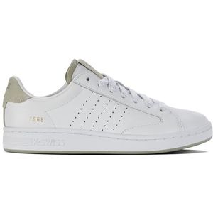 K-Swiss Lozan Klub LTH Sneakers voor dames, wit/wit/wit/wit/grijs/SD, Wht Wht Agathe Gray Sd, 36 EU