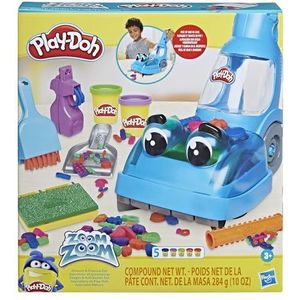 Play-Doh Zoom Zoom Stofzuigen en Schoonmaken met 5 kleuren