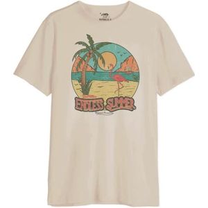 Republic Of California Endless Summer MEREPCZTS117 T-shirt voor heren, natuurlijk, maat S, Natuurlijk., S