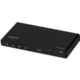 LogiLink HD0034 - HDMI-splitter 2-poort, 1 ingang/2 uitgangen (1 x video op 2 x TVs), 4K/60 Hz, audio-extract
