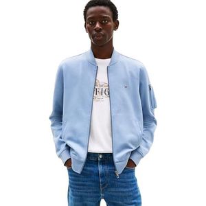 Tommy Hilfiger Essential bomberjack voor heren met ritssluiting, Blauw (Helder Blauw), XS