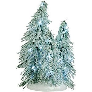 Edelman 3-delige kerstbomen en lichtketting, meerkleurig, 8718861250152