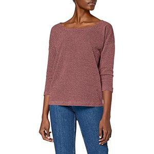 ONLY Oversized damestop met 3/4-mouwen, paars (Dry Rose Dry Rose), XS