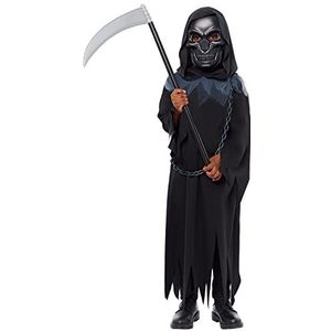 Amscan Unisex Jongens Halloween Fancy Dress kostuum Grim Reaper-Child 10-12 Jaar, Multi