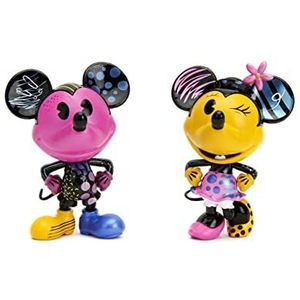 Jada - Disney Mickey & Minnie 253074007 Set 2 metalen figuren 10 cm – vanaf 8 jaar
