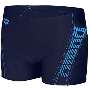 ARENA M BYOR Evo Short R Swim Trunks, Navy-Navy-Turquoise, 44 Heren, Navy-navy-turquoise