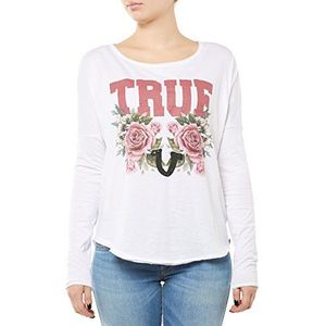 True Religion dames shirt met lange mouwen Ls True Roses