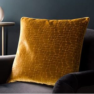 Paoletti Bloomsbury Cut Velvet Piped Feather Rich gevuld kussen