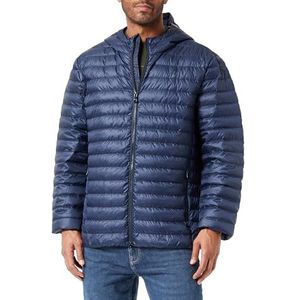 Geox Heren M Dereck Jacket, SKY CAPTAIN/ZWART, 48