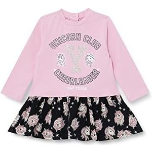 Chicco Jurk met lange mouwen voor meisjes, casual jurk, roze, regular