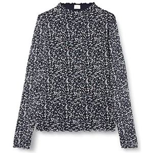 s.Oliver Junior Girl's T-shirt met lange mouwen, blauw, 164, blauw, 164 cm