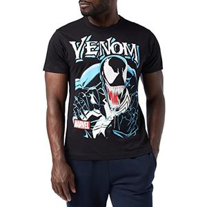 Marvel Venom Anthihero T-shirt voor heren, Zwart, M
