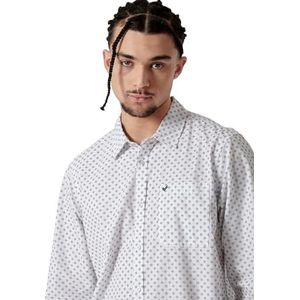 Kaporal, overhemd, model Roman, heren, wit, 3XL; regular fit, lange mouwen, overhemdkraag, Wit, 3XL