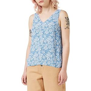 PIECES Dames Pcmaeve Sl Top Shirt met schouderbandjes, Lichtblauw, M