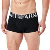 Emporio Armani Heren Trunk Essential Megalogo Shorts, wit, S, wit, S