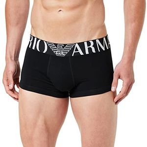Emporio Armani Heren Trunk Essential Megalogo Shorts, wit, S, wit, S