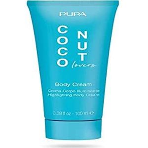 Pupa Coconut Lovers Highlighting Body Cream 002 Paradise Island, lichtgevende bodycrème, 100 ml