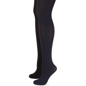 DIM - Velouté - Opaque Panty's - Zwart en Marine - 40 Deniers - Set van 2 Paar