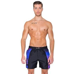 Milieuvriendelijke, sneldrogende UV-bescherming strandshorts HKG zijzakken, zwart, L