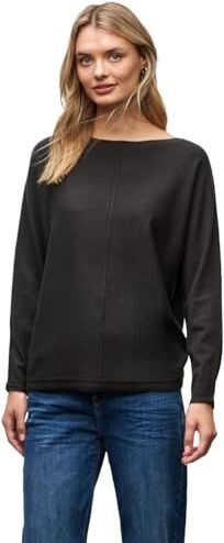 Street One Dames Basis Dolman-trui in Bruin, in size: 34