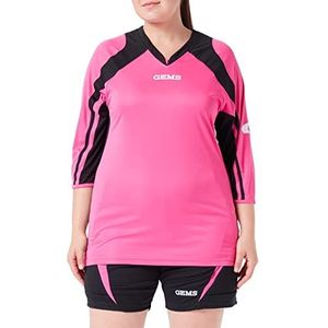 GEMS Arkansas Trainingspak voor volwassenen, uniseks, fuchsiafluo/zwart, XL