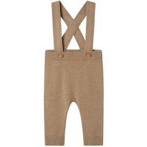 NAME IT Babyjongens Nbmrasomme Knit Overall, Weathered Teak, 68