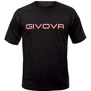 Givova MA008 T-Shirt Unisex - Volwassenen Zwart, XL