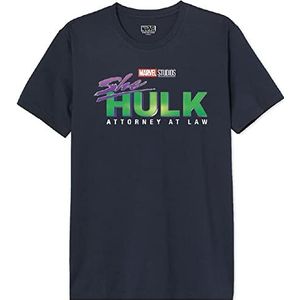 Marvel MESHEHUTS001 T-shirt, marineblauw, S heren, Marine., S