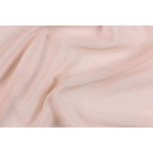 Linder vitrage, 100% polyester, roze, 60 x 200 cm
