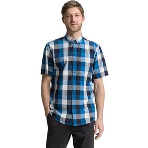 TOM TAILOR - Overhemd - Blauw - Geruit - Regular Fit