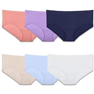 Fruit of the Loom Women's Plus Size Fit for Me Breathable Micro-mesh Multi Pack Underwear