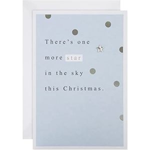 Hallmark Kerst Sympathy Card - Hedendaags op tekst gebaseerd ontwerp