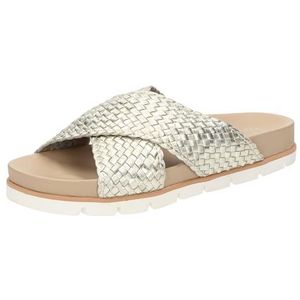 Sioux Dames Libuse platte sandalen, Goud, 41 EU