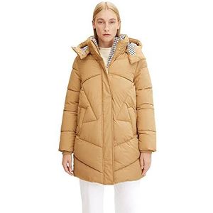 TOM TAILOR Dames Lange winterjas 1033560, 27841 - Soft Light Camel, S