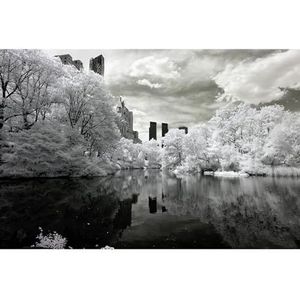 Scenolia canvas afbeelding 60 x 40 cm Central Park NB wanddecoratie 100% gemaakt in Frankrijk