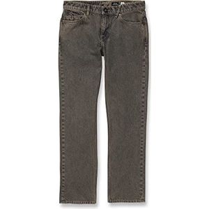 Volcom Heren Jeans Solver Denim, donkerbruin, 32W / 30L