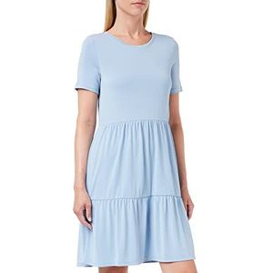 VERO MODA Filli Calia Smock Dress met korte mouwen, Blue Bell., M