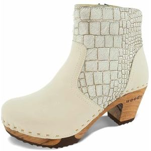 Woody Dames Tanja enkellaarsje, Cocco Silver, 40 EU, Cocco Silver, 40 EU
