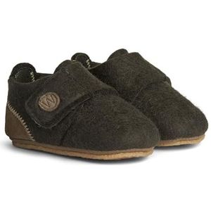 Wheat Marlin Kinderschoenen, vilten pantoffels, uniseks, jongens en meisjes, 90% vilt, 10% suède, ademend, 4214 Olive, 20 EU