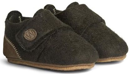 Wheat Pantoffels - Wol - Marlijnvilt - Olive - Wheat - 19 - Pantoffels