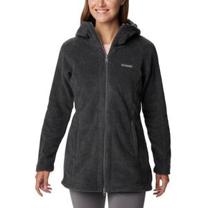 Columbia Benton Springs Ii Long Hoodie Fleecejack voor dames, Zwart, 3X