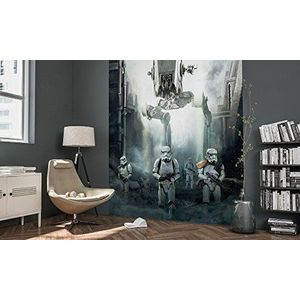 Komar Star Wars Vlies fotobehang IMPERIAL FORCES | 200 x 250 cm | behang, wanddecoratie, rebellen, kinderkamer | 001-DVD2, kleurrijk