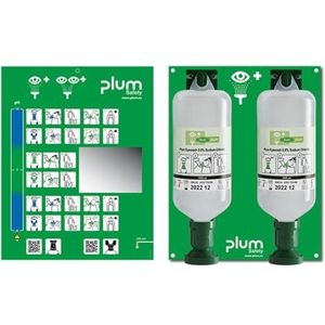 Plum 4708 Oogspoelstation Maxi met 2 flessen