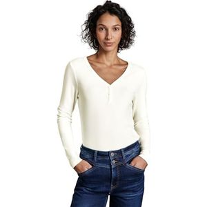 STREET ONE Rok met knoopdetail, off-white, 46