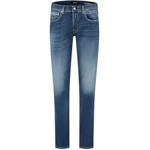 Replay Heren Jeans Grover Straight Fit Bio, Medium Blue 009-4, 27W / 30L