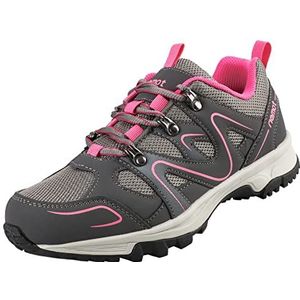 riemot Trekking wandelschoenen voor dames en heren, waterdichte trekkingschoenen, outdoor, wandelen, halfschoenen, ademend, klimschoenen, maat 37, Damen Grau, 37 EU